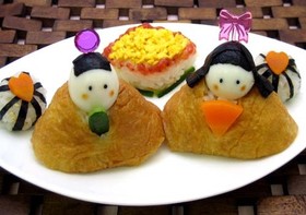 ひな祭りパーティーに✿おひなさまいなり