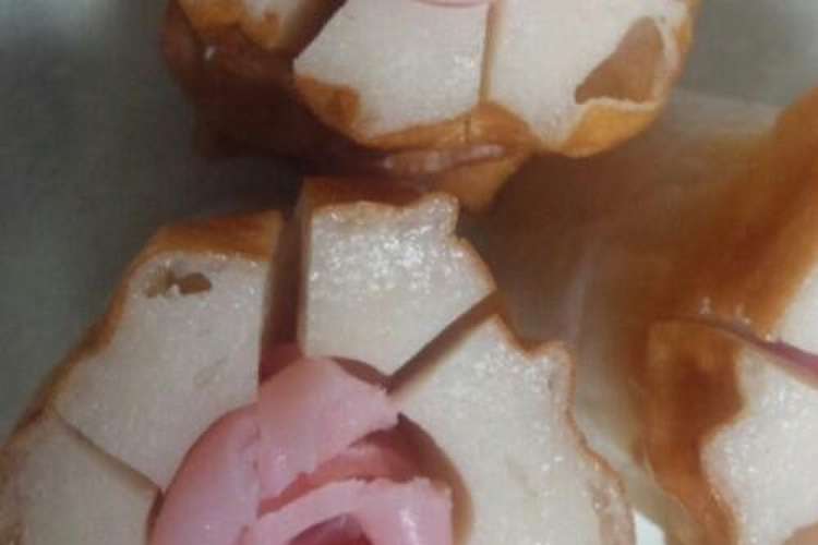 キャラ弁の残りハムでちくわのお花 レシピ 作り方 By ぴぃぐ クックパッド 簡単おいしいみんなのレシピが367万品