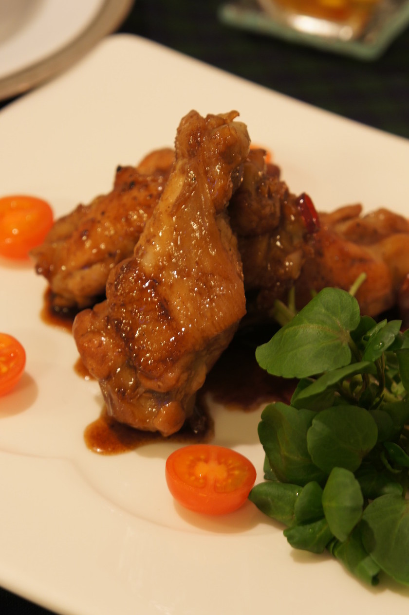 グリルチキンのハニーバルサミコドレッシング添え レシピ