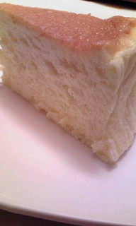 焼きっぱなしのスフレチーズケーキの画像