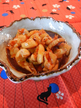 節約鶏皮レシピ★こってりステーキソース