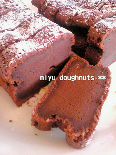 簡単＊超濃厚チョコケーキの写真