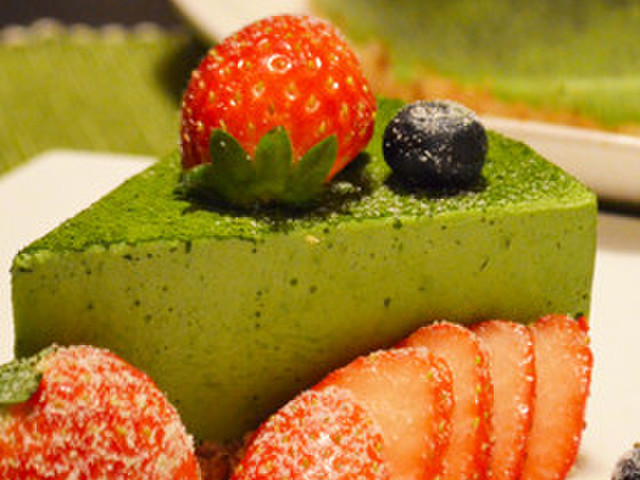 抹茶のレアチーズケーキ レシピ 作り方 By Mocomanma クックパッド
