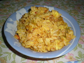 なっとうキムチ☆炒飯