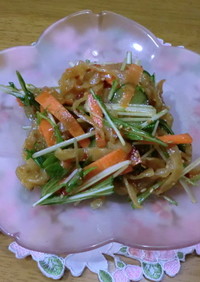 中華クラゲのサラダ