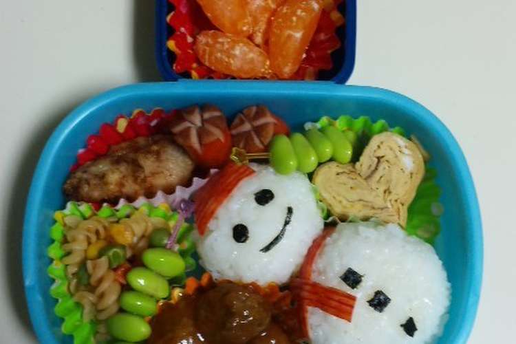キャラ弁雪だるま レシピ 作り方 By ｒｉｎ クックパッド 簡単おいしいみんなのレシピが355万品