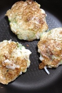 ホットプレートde熱々もっちりネギ焼き