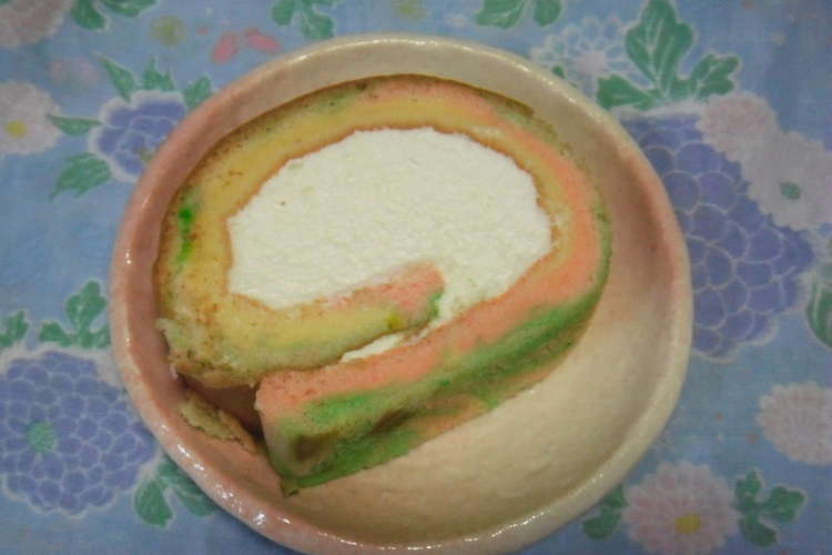 メルヘンロールケーキ レシピ 作り方 By Umetaro G クックパッド