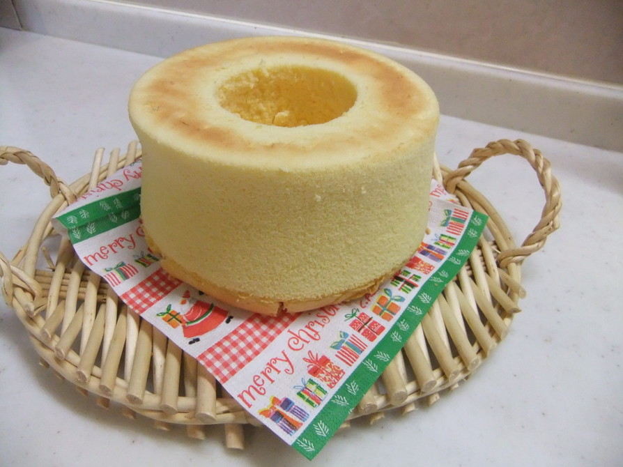 米粉のスフレ風なチーズシフォンの画像