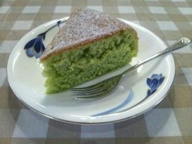 炊飯器でHMはちみつ入り青汁ケーキ