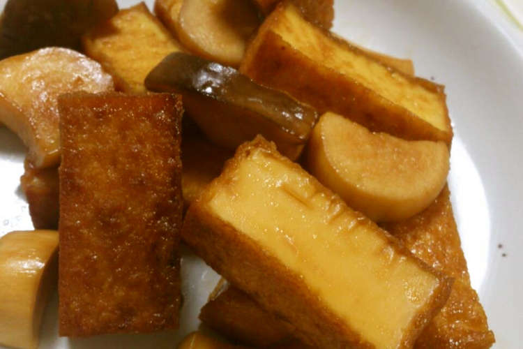 10分で 厚揚げとエリンギの甘辛炒め レシピ 作り方 By 大福のあしあと クックパッド 簡単おいしいみんなのレシピが352万品