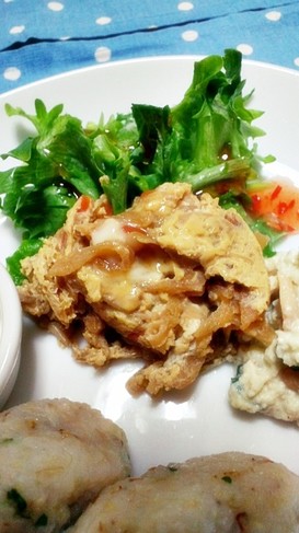 朝からリメイク♪余った切干大根煮の卵とじ