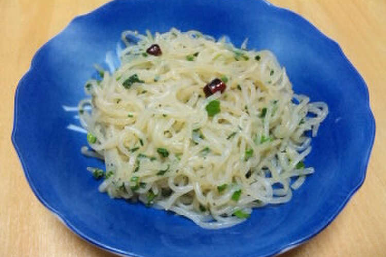 糸こんにゃくのペペロンチーノ風 レシピ 作り方 By Kanon08 クックパッド 簡単おいしいみんなのレシピが353万品