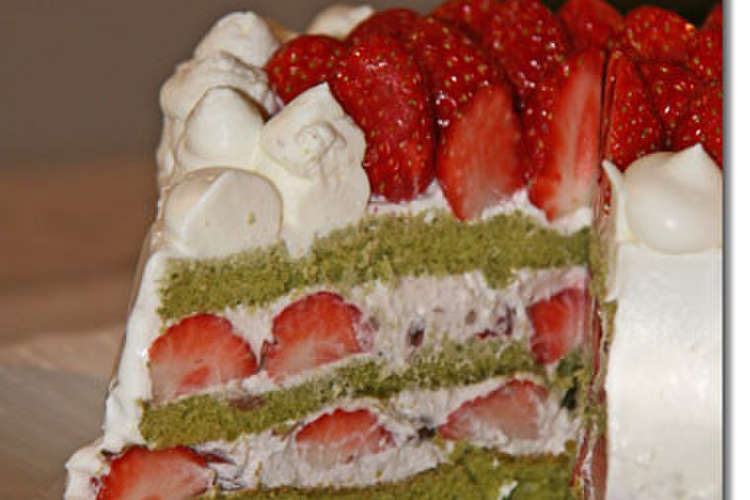 抹茶と小倉のショートケーキ レシピ 作り方 By Gurecoco クックパッド 簡単おいしいみんなのレシピが355万品