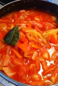簡単! 美味しい‼ 食べるトマトスープ♥