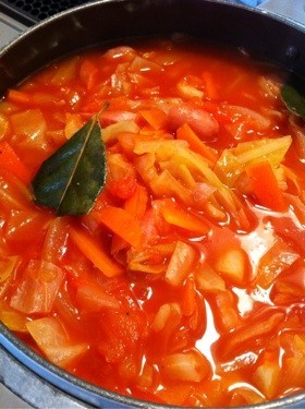簡単! 美味しい‼ 食べるトマトスープ♥の画像