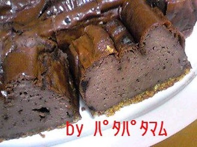 チョコレートチーズケーキ♡糖質制限の写真