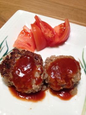 絹豆腐で☆やわらか〜美味しいハンバーグ♪