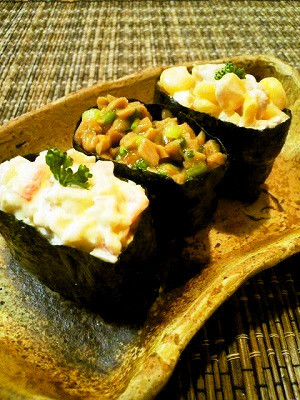 ✿皆で作ろぅ♬常備食でお好み軍艦寿司✿の画像