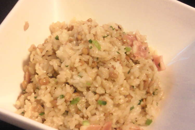 納豆チャーハン レシピ 作り方 By ろんロン クックパッド 簡単おいしいみんなのレシピが364万品