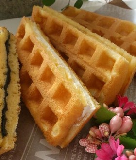 ふわふわ☆アメリカンワッフル♪