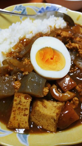 おでんリメイク 和風カレー