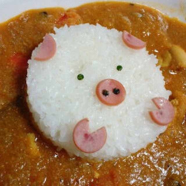 型抜きなし 簡単かわいいブタキャラ弁 レシピ 作り方 By Chilina クックパッド 簡単おいしいみんなのレシピが355万品