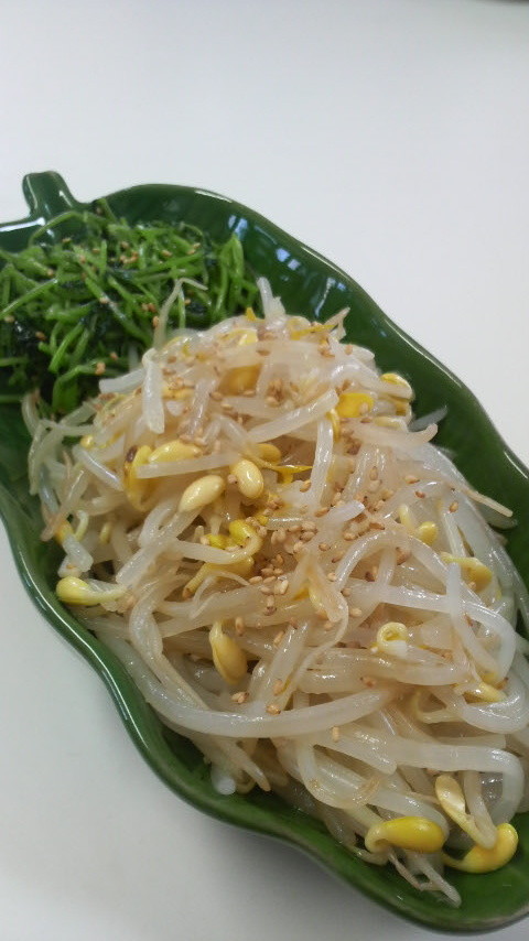 簡単☆豆もやしの塩ナムル