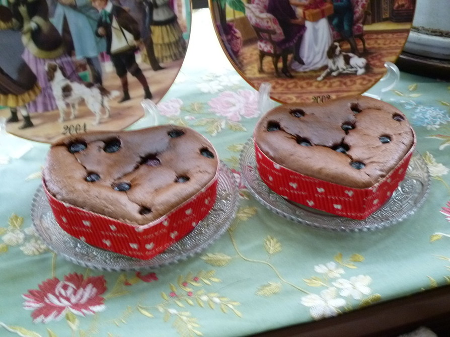ブルーベリーチョコ♥チーズケーキの画像