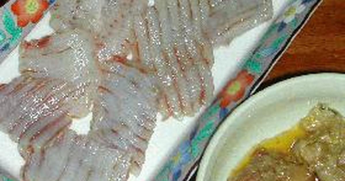 赤エイの刺身 レシピ 作り方 By ただっち クックパッド 簡単おいしいみんなのレシピが375万品