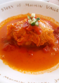 トマトスープが美味しい我が家のロール白菜
