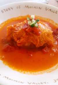 トマトスープが美味しい我が家のロール白菜