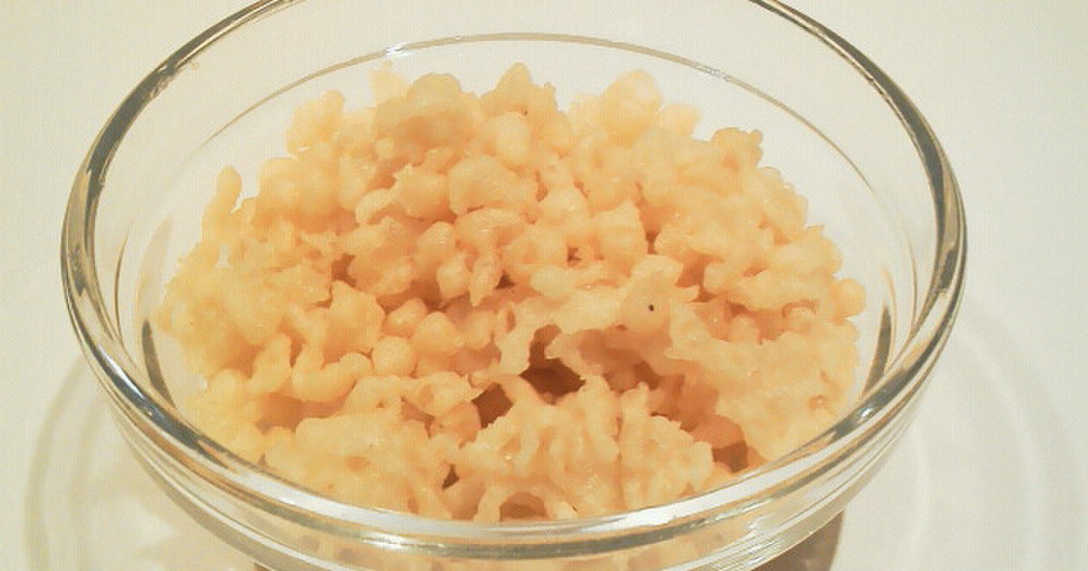 ヒントは天かす工場にあり 揚げ玉の作り方 レシピ 作り方 By ちひろびん クックパッド 簡単おいしいみんなのレシピが359万品