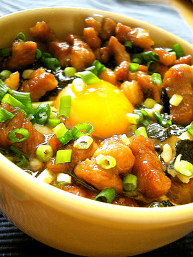 ランチもがっつり!*豚バラコロコロ丼*