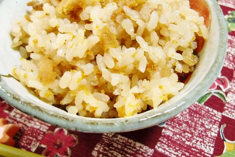 うに飯 うにの炊き込みご飯 レシピ 作り方 By すずきはなこ クックパッド 簡単おいしいみんなのレシピが354万品