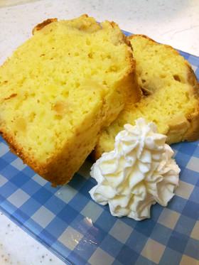 マミーでりんごとバナナのパウンドケーキ