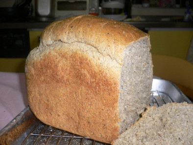 米ぬかを使った健康食パンの写真