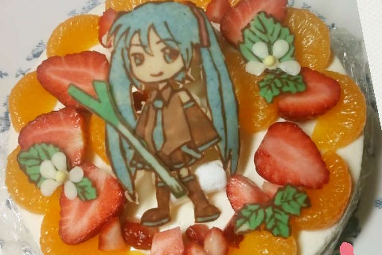 カルピスムース キャラデコ初音ミク レシピ 作り方 By 幸せまちこ クックパッド