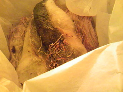 鱈とえのきだけのバター昆布茶ホイル焼きの写真