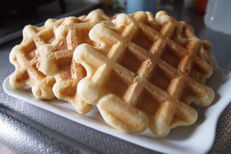 ホットーケーキミックスでシンプルワッフル レシピ 作り方 By 大葉ジュリエンヌ クックパッド 簡単おいしいみんなのレシピが359万品