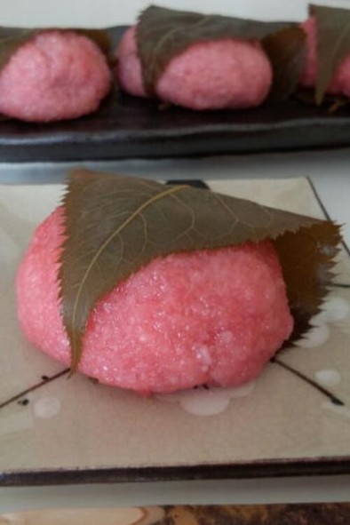 30分☆レンジで簡単☆美味しい桜餅の写真