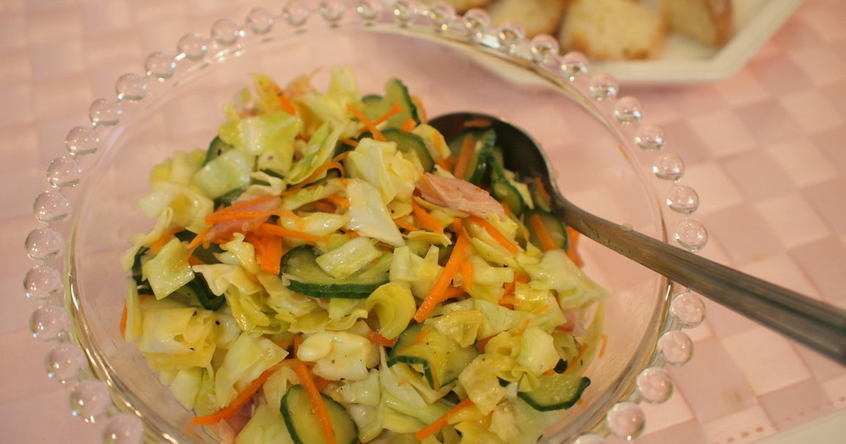 マヨなしコールスローのレシピ