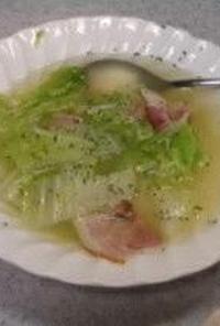 レンジ料理☆白菜とベーコンのスープ