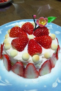 離乳食 ひな祭りケーキ（誕生日）