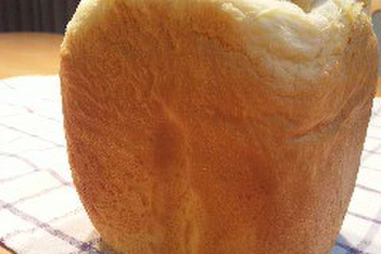 Hbで バター風味のしっとり食パン レシピ 作り方 By しょのみぃ クックパッド 簡単おいしいみんなのレシピが360万品