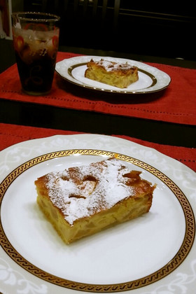 母直伝!!まぜるだけ簡単りんごのケーキ