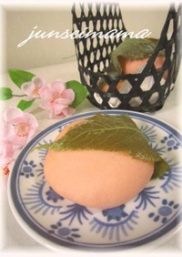 もっちり✿桜餅風パン