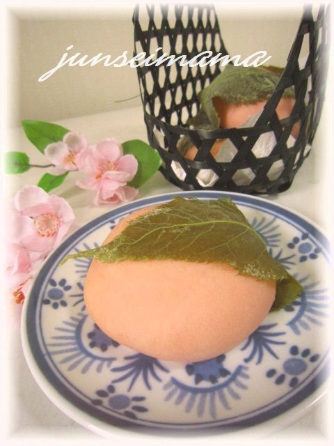 もっちり✿桜餅風パンの画像