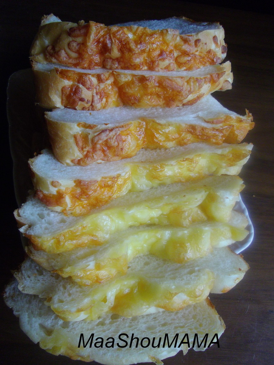 HBで☆パリパリ☆チーズ食パンの画像