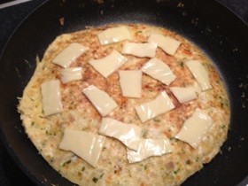 【糖質オフ】豆腐と卵でピザもどきの画像